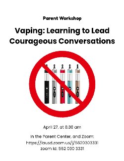 Image of vaping pens with covered with prohibition symbol